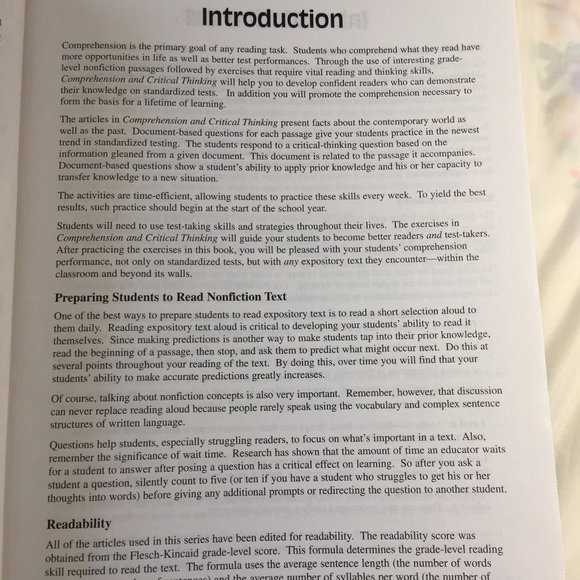3 Comprehension & Critical Thinking teaching Books - Picture 8 of 14
